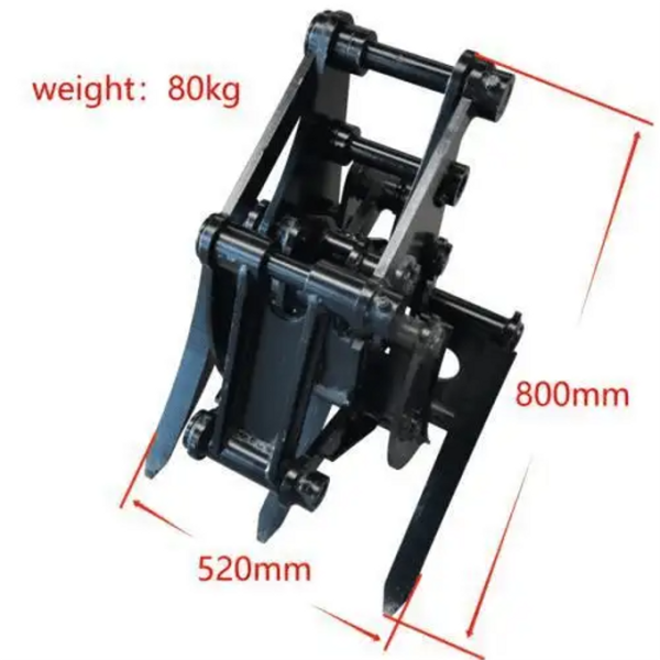 Mini Excavator Attachment Grapple Wide Opening Grabber For 2 to 3.5 ton Diggers - Image 2