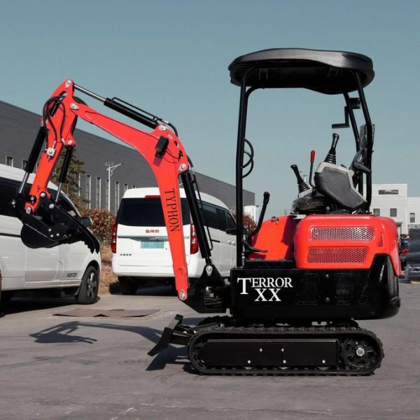 2025 4,000 lb TYPHON TERROR XX Mini Excavator Rubber Track with Kubota D902 Diesel Engine USA - Image 3