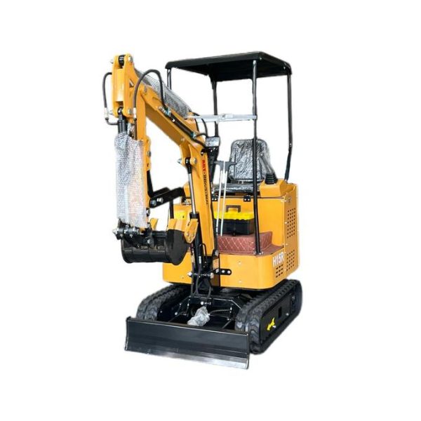AGT 2025 Latest model H15R 1.5 Ton 13.5HP Mini & Small Excavator, With Pilot System Gasoline Yellow Design For Sale| AGT-H15R - Image 4