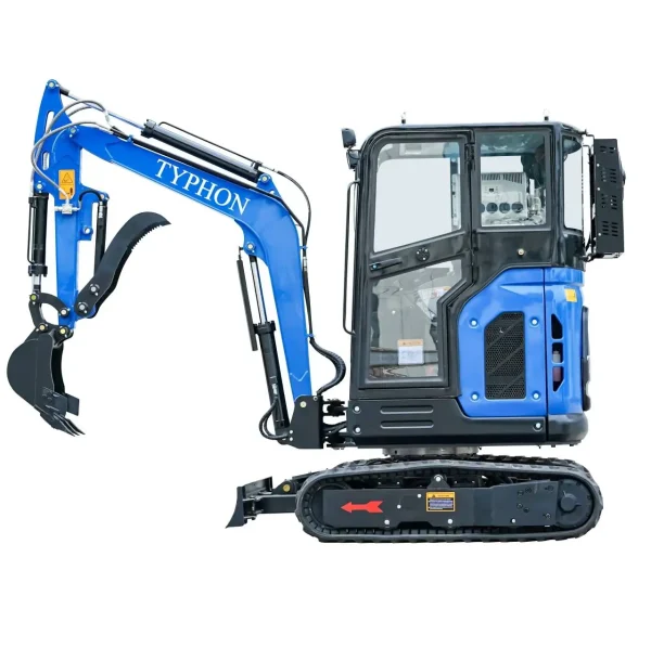 TYPHON TERROR X2 Mini Excavator 2.7 Ton EPA Diesel Kubota V1505 Engine USA - Image 3