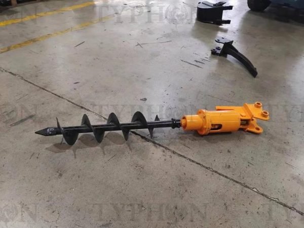 2.5 ton Excavator Attachment Hydraulic Earth Auger Post Hole Digger 8inch Dia - Image 3