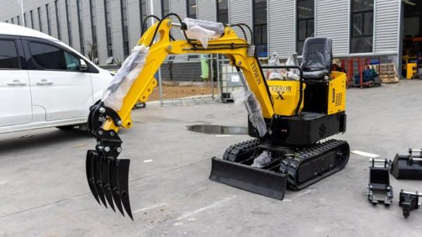 Rake Mini Excavator Attachment for Grading, Leveling, Loosening , Removing Soil USA - Image 2