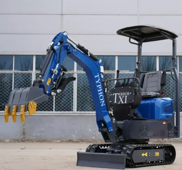TERROR XI Mini Excavator — 1 Ton 13.5hp B&S Gas