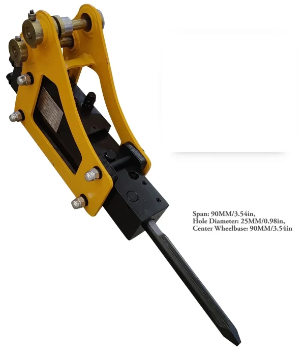 TYPHON Attachments Hydraulic Break Hammer Attachment for Mini Digger USA - Image 10