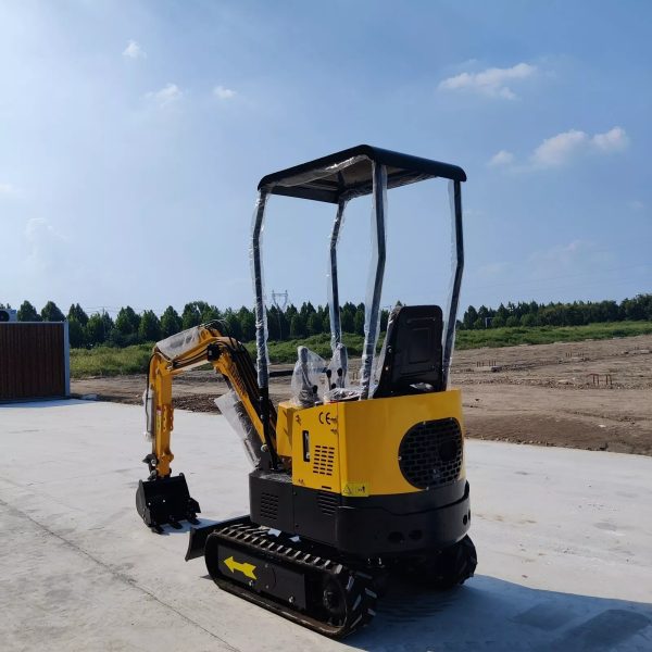 In USA Mini Excavator 1 Ton Digger 13.5hp Gas Tracked Crawler B&S EPA Engine - Image 9