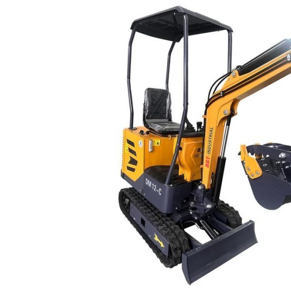 AGT 13.5 HP B&S 1 ton Mini Small Excavator, With Hydraulic Thumb and Swing Boom ,Gasoline For Sale | AGT-DM12-C - Image 7