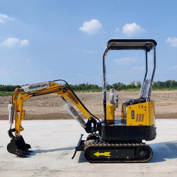 In USA Mini Excavator 1 Ton Digger 13.5hp Gas Tracked Crawler B&S EPA Engine - Image 11