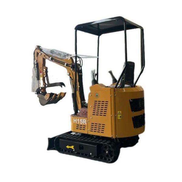 AGT 2025 Latest model H15R 1.5 Ton 13.5HP Mini & Small Excavator, With Pilot System Gasoline Yellow Design For Sale| AGT-H15R - Image 10