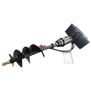 Hydraulic Auger For Mini Skid Steer Fits All AGT Models | M-AG