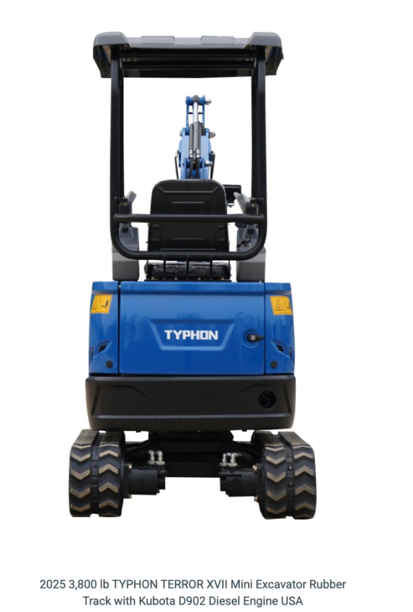 2025 New Mini Excavator Crawler EPA certified USA KUBOTA Diesel D902 - Image 7
