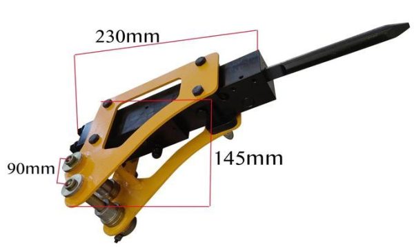 TYPHON Attachments Hydraulic Break Hammer Attachment for Mini Digger USA - Image 5