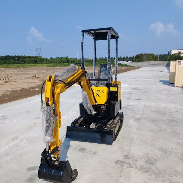 In USA Mini Excavator 1 Ton Digger 13.5hp Gas Tracked Crawler B&S EPA Engine - Image 8