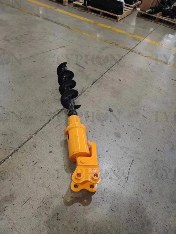 2.5 ton Excavator Attachment Hydraulic Earth Auger Post Hole Digger 8inch Dia - Image 4