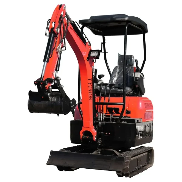 2025 4,000 lb TYPHON TERROR XX Mini Excavator Rubber Track with Kubota D902 Diesel Engine USA - Image 4