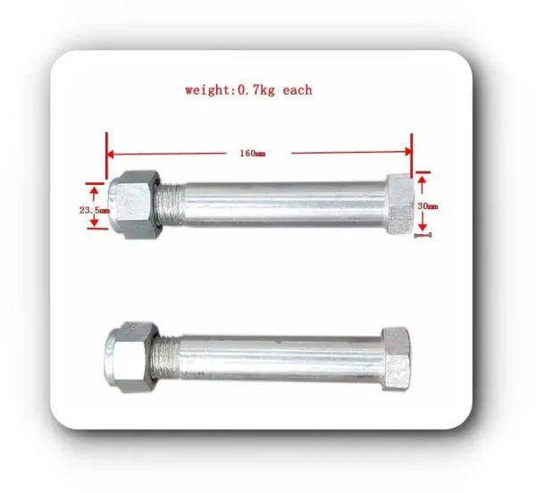 500mm Plain Mud Bucket Attachment for TYPHON Mini Excavators USA - Image 4