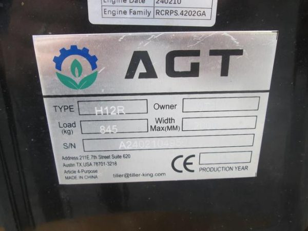 AGT 13.5HP, 1 ton RATO Engine Mini Hydraulic Excavator Micro Crawler Digger, Gasoline Chicago Stock| AGT-H12R - Image 3