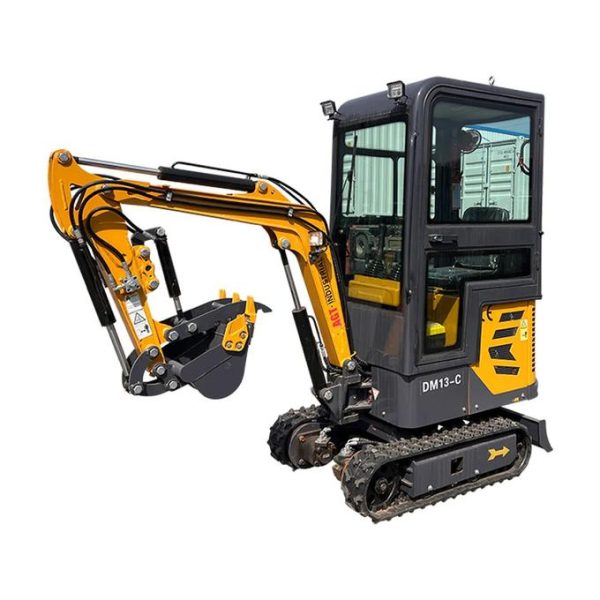 AGT 13.5 HP B&S 1 Ton Mini Small Cab Excavator, With Hydraulic Thumb and Swing Boom ,Gasoline For Sale | AGT-DM13-C - Image 6