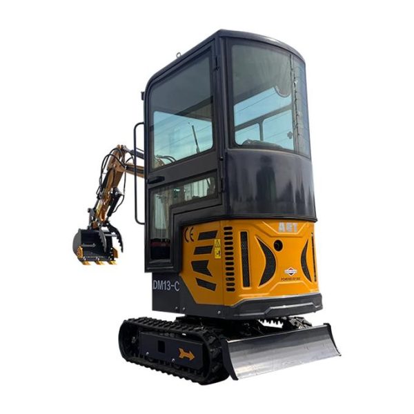 AGT 13.5 HP B&S 1 Ton Mini Small Cab Excavator, With Hydraulic Thumb and Swing Boom ,Gasoline For Sale | AGT-DM13-C - Image 7