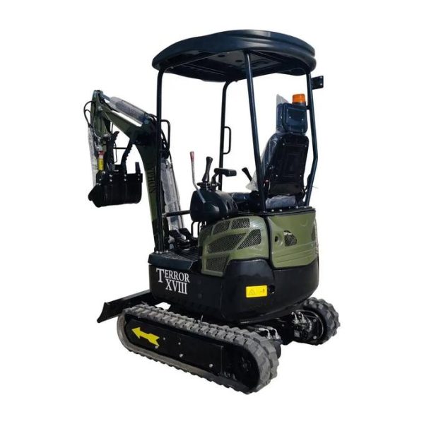 2025 4000 lb Typhon Terror XVIII Mini Excavator Rubber Track with Kubota Diesel Engine - Image 9