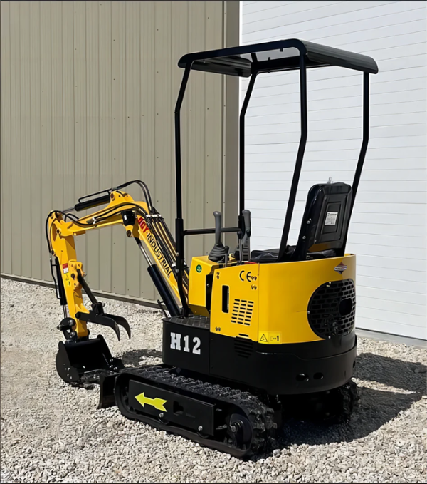 13.5HP, 1 ton B&S Engine Mini Compact Excavator Micro Crawler Digger | AGT-H12 - Image 4